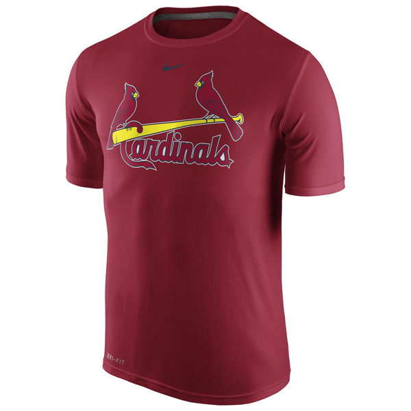 MLB Men St. Louis Cardinals Nike Legend Wordmark 1.5 Performance TShirt  Red->mlb t-shirts->Sports Accessory